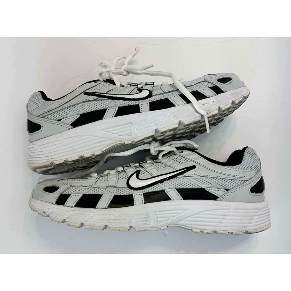 Nike‎ P-6000 Running Sneakers Gray Black White Unisex Mens 7.5
